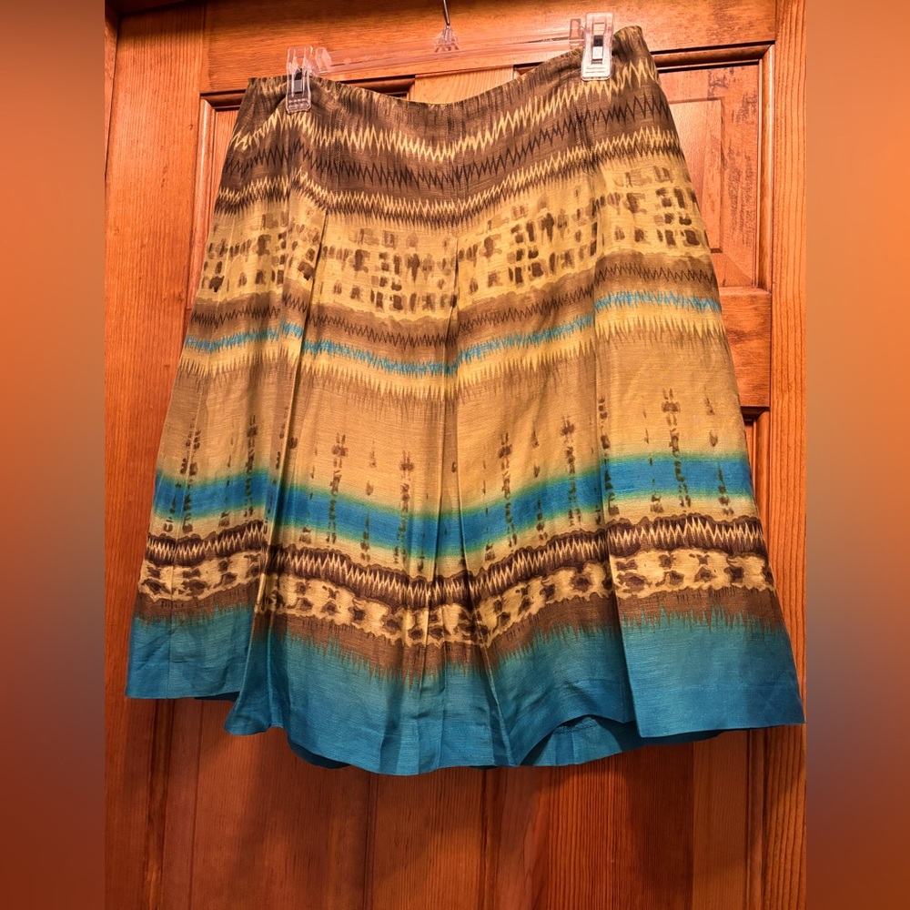 $13 LAST CALL BEFORE DONATING Talbots Elegant Multicolor SkirT